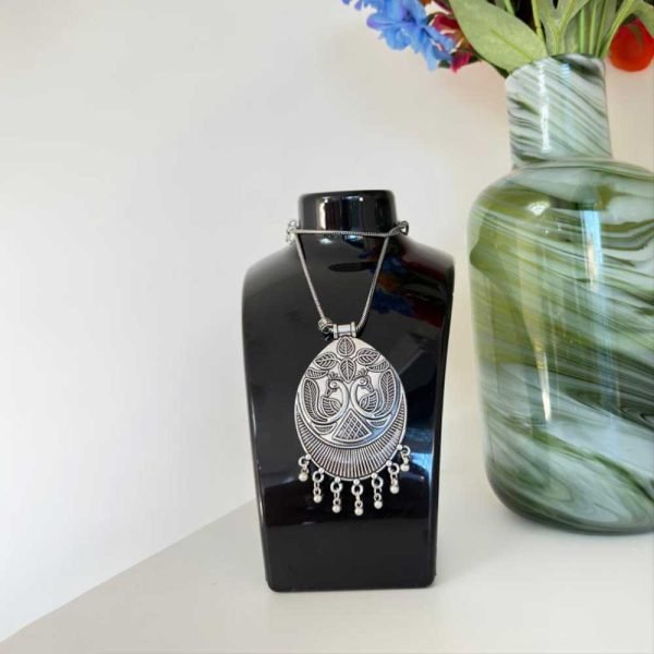 Oxidized Necklace Earrings Set