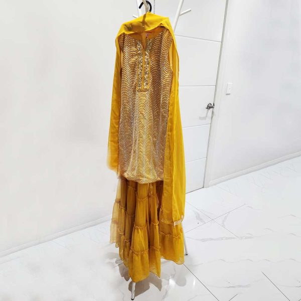 Yellow Gharara Suit (Teens aged 13)