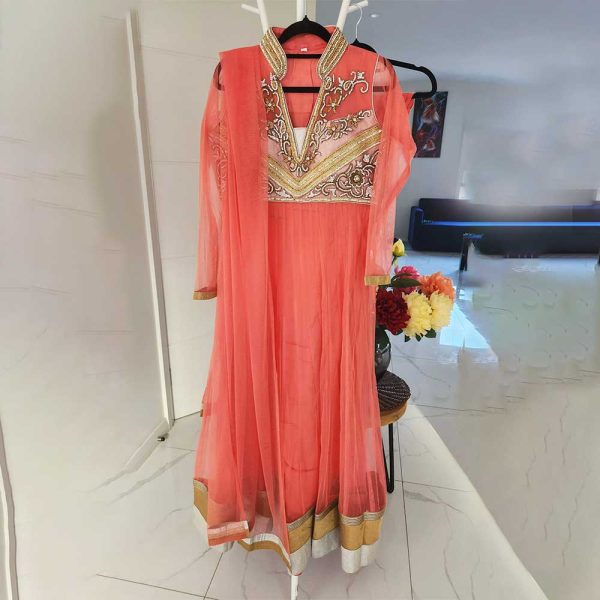 Ethnic Womens Anarkali (Peach)