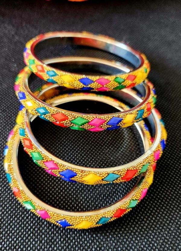 Multicolor Bangles (set of 4) - Image 2