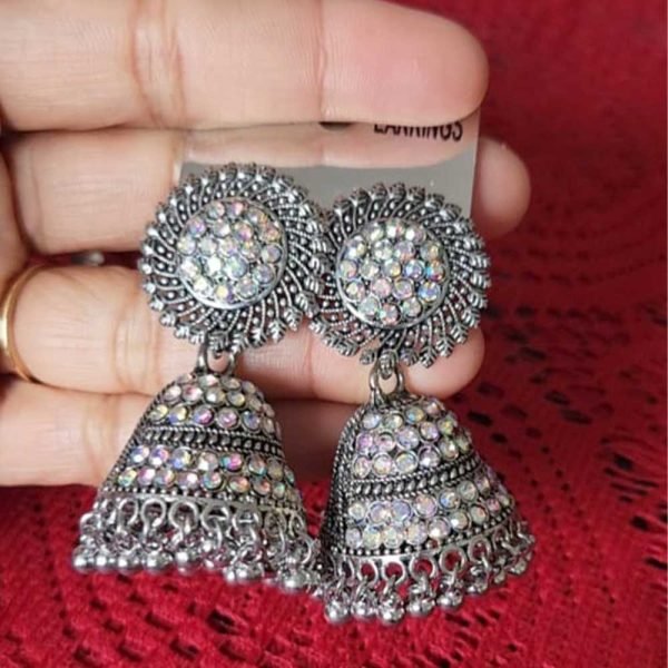 Oxidized Jhumkaas