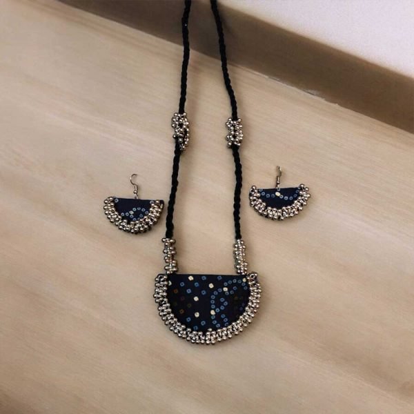 Handmade Jewellery Set Blue