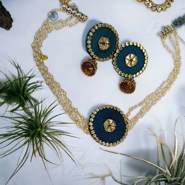 Handmade Jewellery Set Blue
