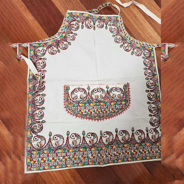 Apron with Madhubani Art