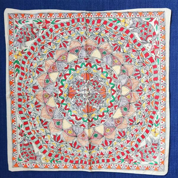Madhubani Cushion Fish ( Single Piece)