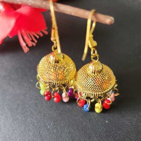 Golden Multicolour Jhumka