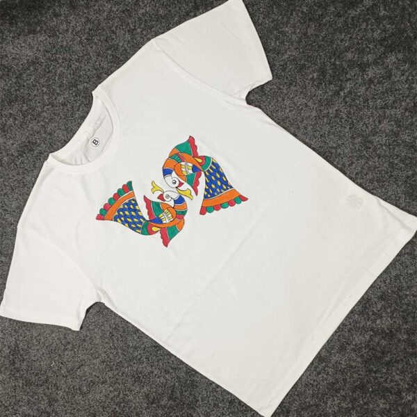 Madhubani T-shirt White (L)