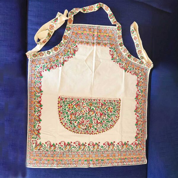 Apron with Madhubani Art