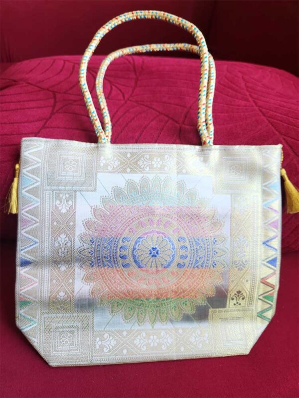 Cream Silk Bag - Image 3