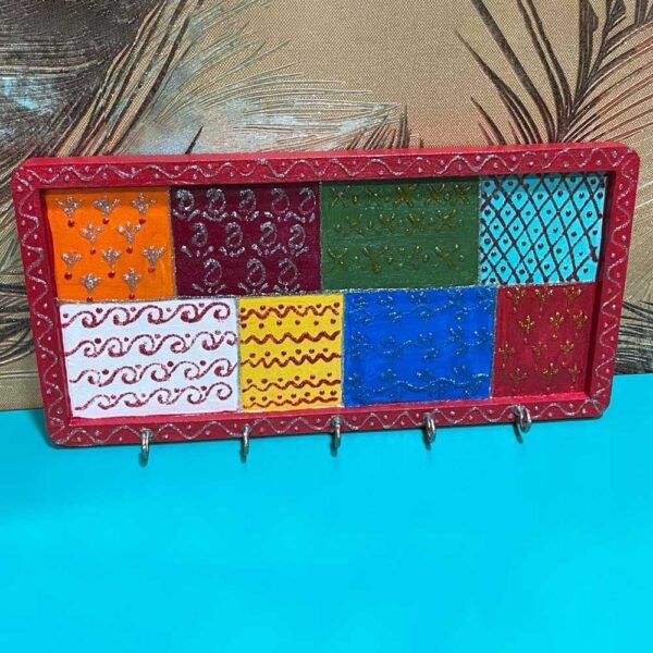 Madhubani Key Holder Multicolour