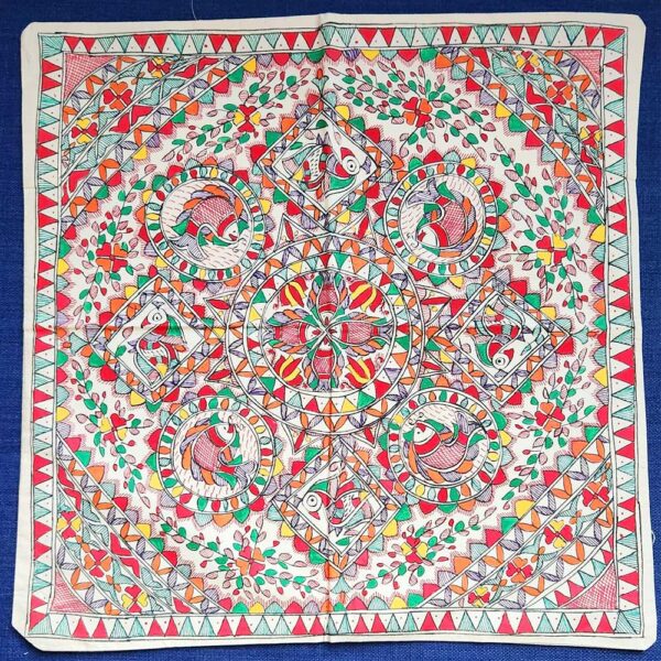 Madhubani Cushion Fish ( Single Piece)