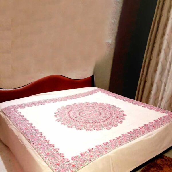 Pink Bedsheet with Pillow