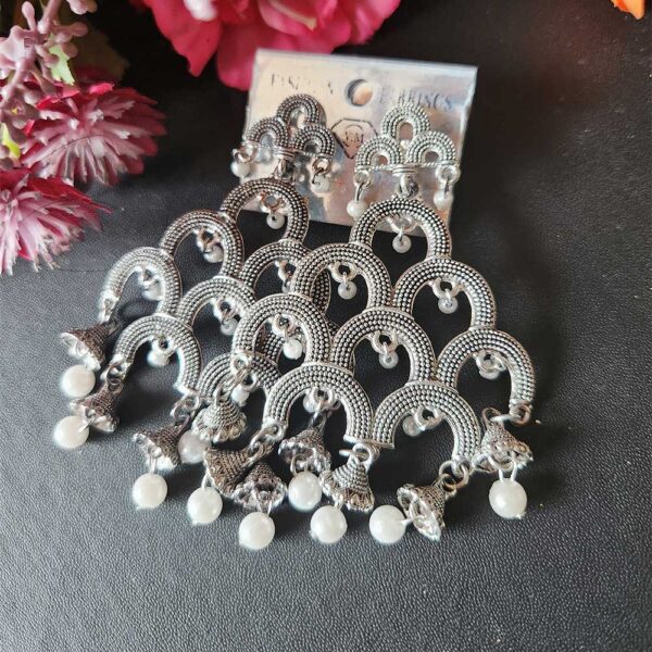 Oxidised Grapes Shape Earrings