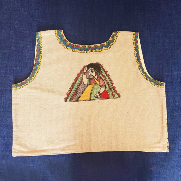 Madhubani Jute Jacket - Image 2