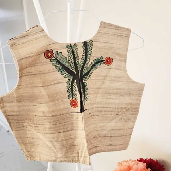 Madhubani Silk Jacket - Image 3