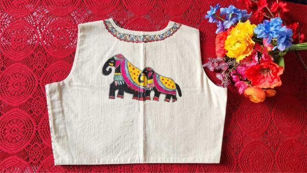 Madhubani cotton jacket - Image 4