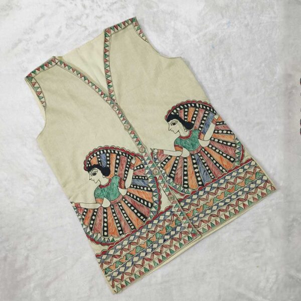 Madhubani Waistcoat - Image 4