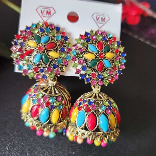 Multicolour Jhumka