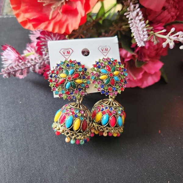 Multicolour Jhumka - Image 2