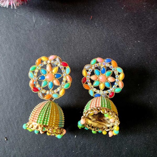 Multicolour Jhumka