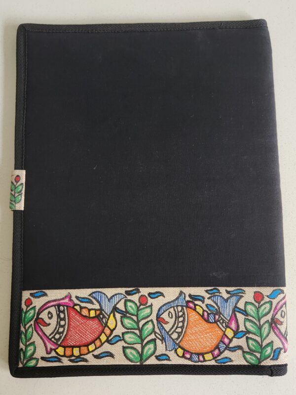 Madhubani File Folder Black - Image 2