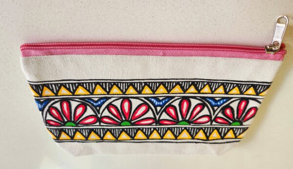 Madhubani Makeup Pouch - Image 2