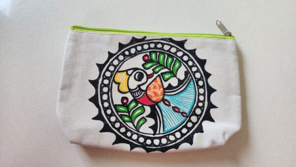 Madhubani Makeup Pouch - Image 2
