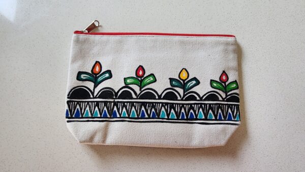 Madhubani Makeup Pouch - Image 2
