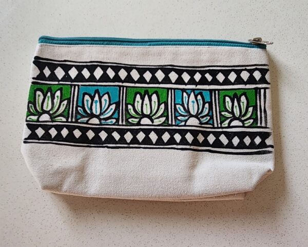 Madhubani Makeup Pouch - Image 2
